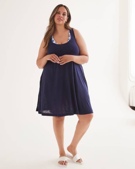Knit Cover-Up Swim Dress