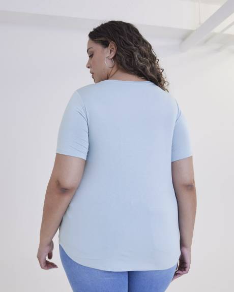 Responsible, Modern-Fit Crewneck Tee - Addition Elle