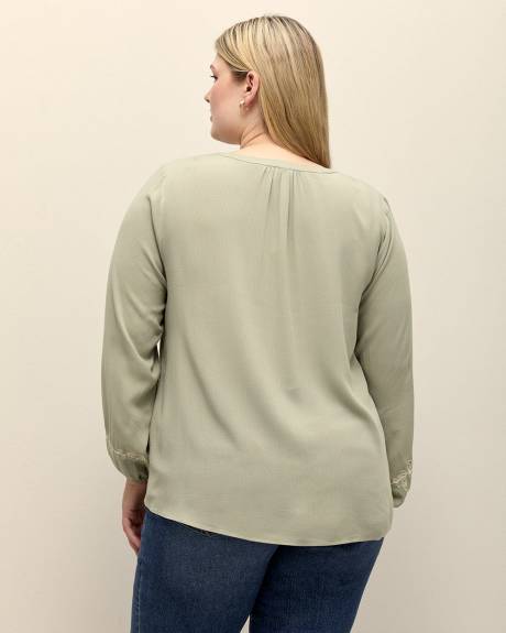 Boho Blouse with Soutache