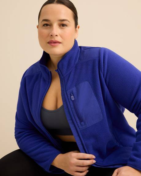 Veste polaire &agrave; col montant - Active Zone