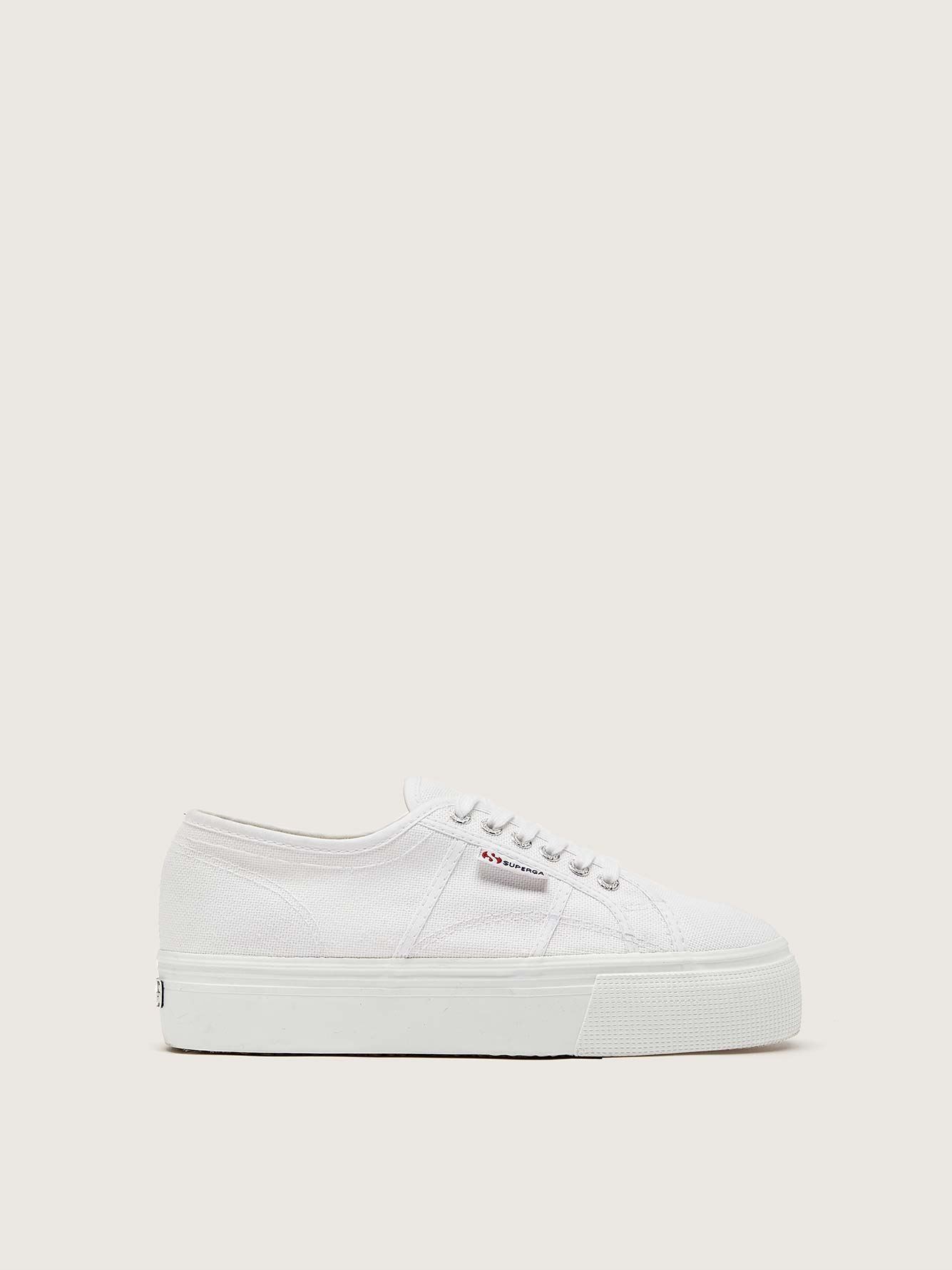 superga platform silver