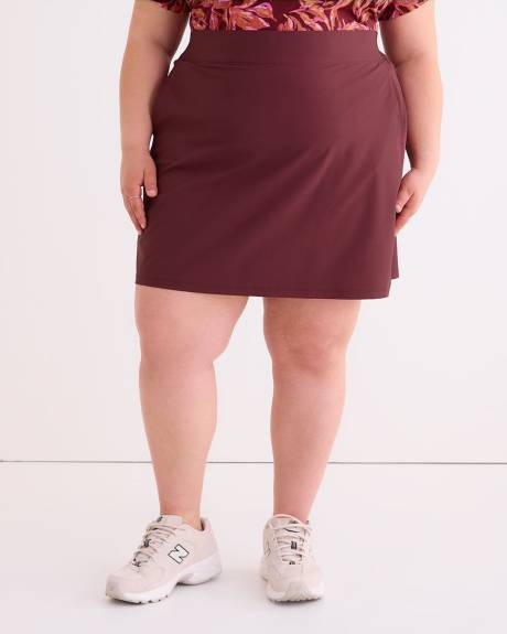 4-Way Stretch Skort with Slit - Active Zone