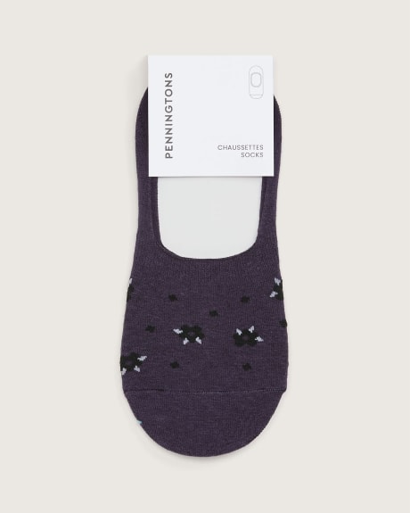 Floral Sneaker Socks