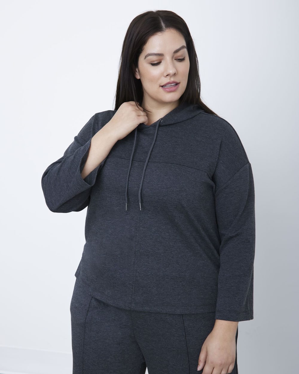 Cozy Long-Sleeve Hooded Sweatshirt - Active Zone