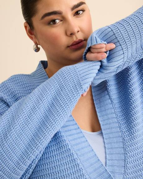 Responsible, Cotton Tunic Cardigan