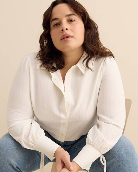 Blouse boutonn&eacute;e l&eacute;g&egrave;re - Addition Elle