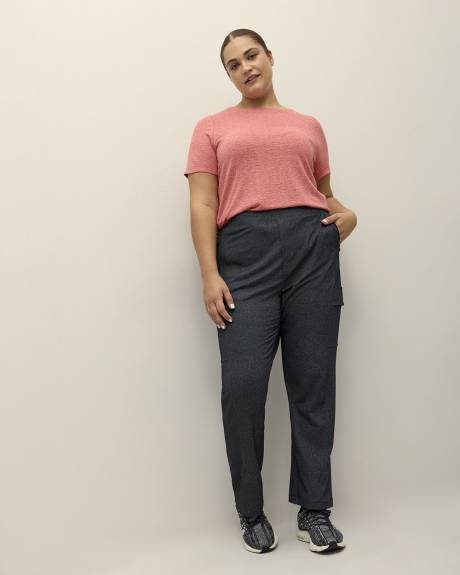 Pantalon cargo urbain chiné à jambe droite - Active Zone