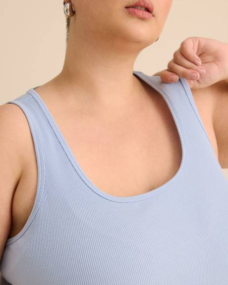 Camisole en tricot c&ocirc;tel&eacute; et col d&eacute;gag&eacute; - Essentiels PENN.