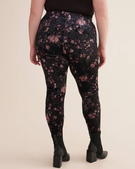 Floral Velvet Fashion Legging - PENN. Essentials