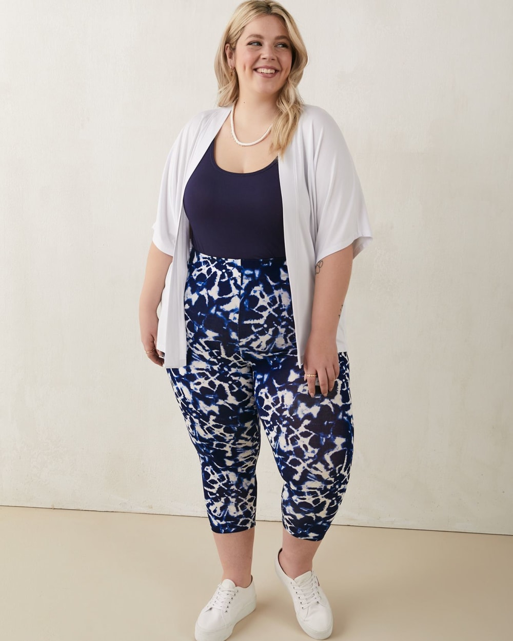 Responsible, Printed Capri Leggings