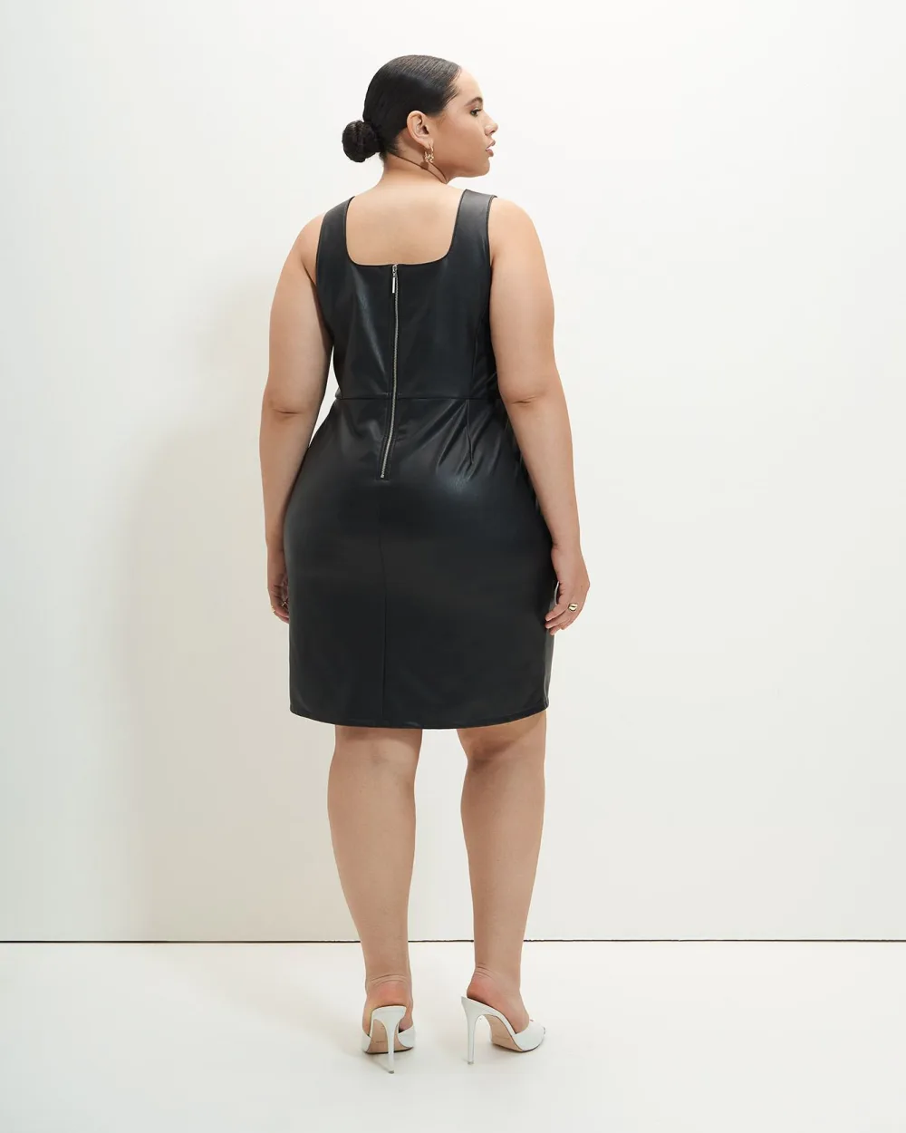 Robe cuir synthétique outlet
