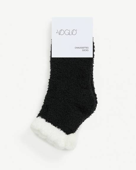 Soft Fleece Socks with Pompoms - ti Voglio