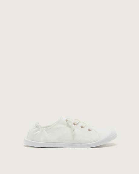 Espadrille avec talon souple, pied large