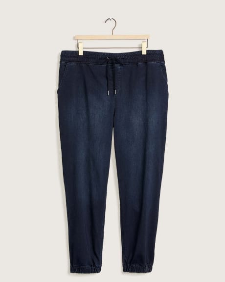 Tall, Stretch Knit-Like Denim Jogger Pant - d/C Jeans