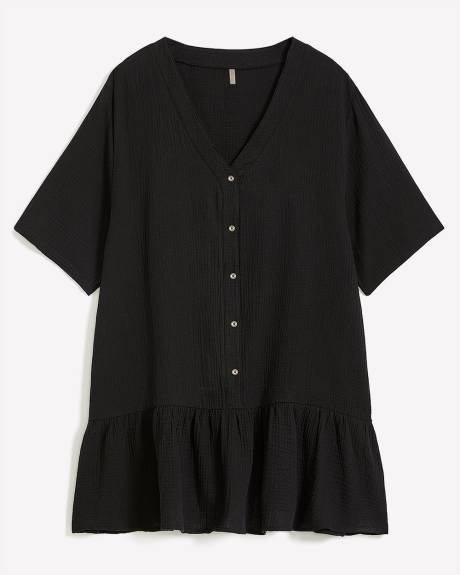 Chemisier long cache-maillot Sol avec ourlet évasé - Raisins Curve
