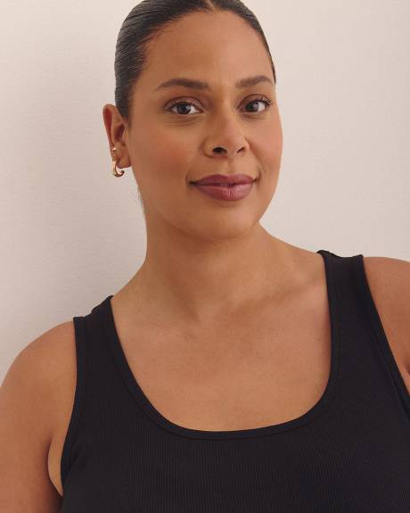 Scoop-Neck Ribbed Knit Tank Top - PENN. Essentials