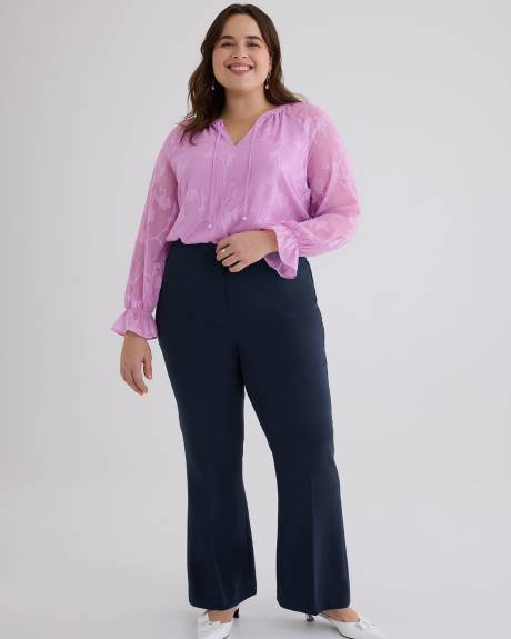 Flare Leg City Pant