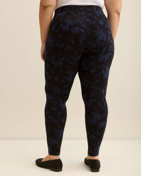 Responsible, Blurred Floral-Print Fashion Legging