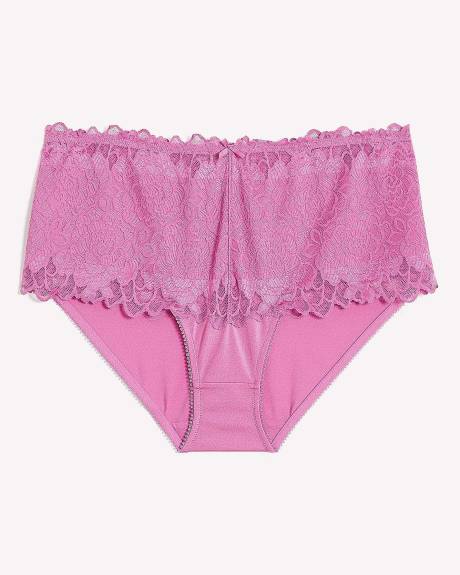 Purple Lace Full Brief - Déesse Collection