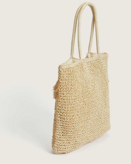 Straw Bag With Fringe - In Every Story