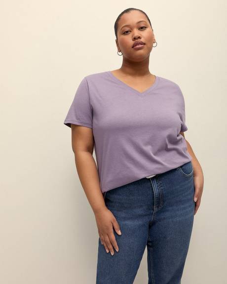 Boyfriend-Fit Short-Sleeve Tee - PENN. Essentials