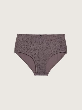 Culotte classique à imprimé avec élastique scintillant à la taille - tiVOGLIO