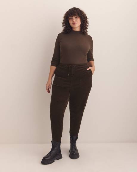 Corduroy Tapered-Leg Jogger Pant