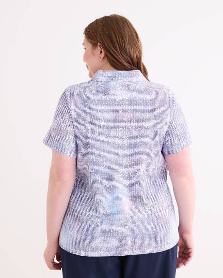 Short Sleeve Polo Top - Active Zone