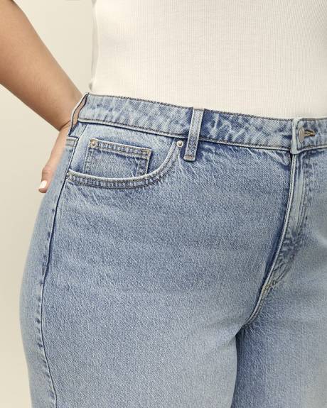 High-Rise Barrel-Leg Jeans - d/C JEANS