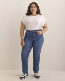 Jean foncé à coupe et jambe droite - d/C JEANS