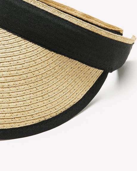 Straw Visor Hat
