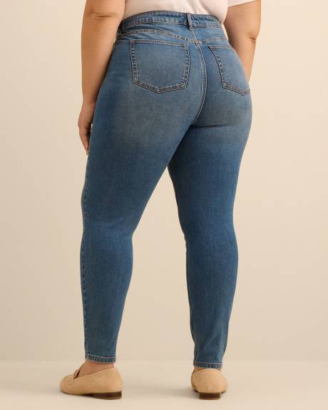 Medium wash Classic-Fit Mid-Rise Jean Legging - d/C JEANS