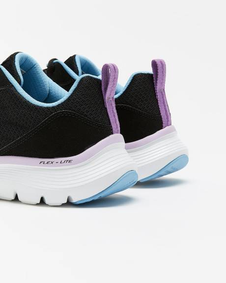 Chaussure Flex Appeal avec bande violette, pied large - Skechers