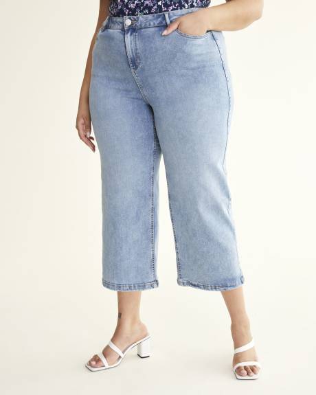 Responsible, 1948-Fit, Wide-Leg Cropped Jeans - d/C JEANS