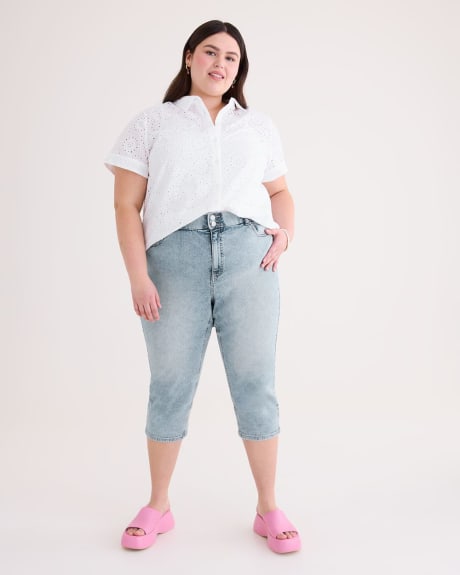 Sports Casual Cropped Pants Ladies Cotton Pants Plus Size Sports Pants  Shorts-Calf-Length Trousers(Grey,XL)