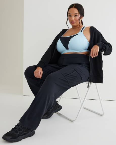 Black Urban Cargo Straight Leg Pant - Active Zone