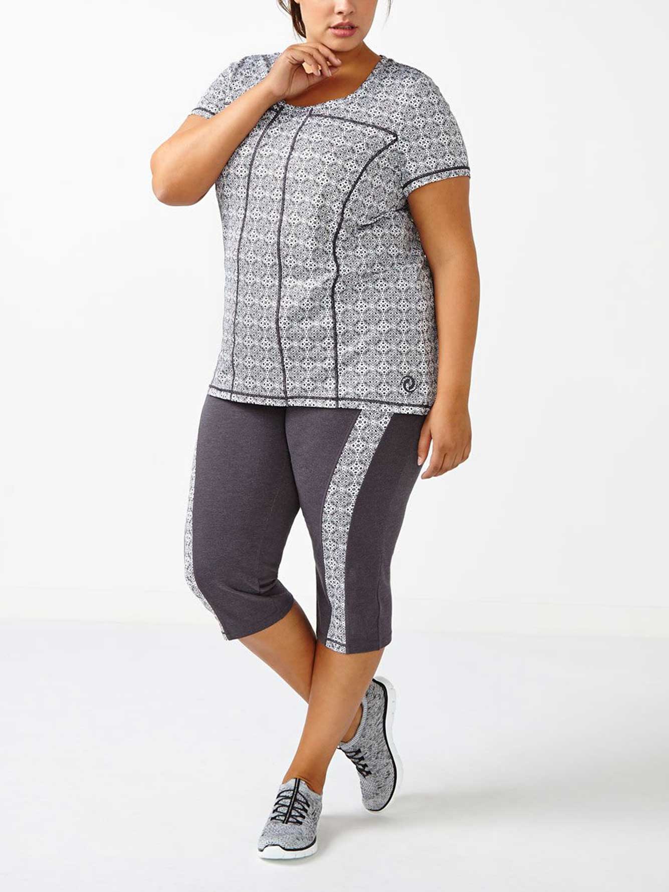 essentials plus size yoga capri penningtons plus size yoga