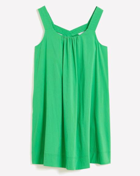 Poplin Swing Sleeveless Dress - Addition Elle