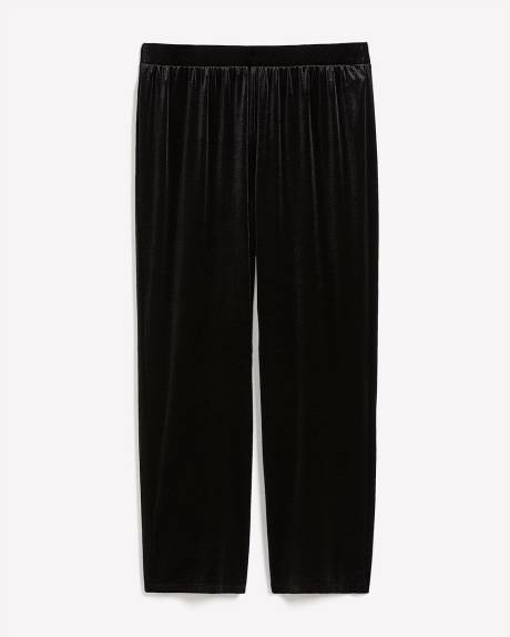 Black Velour Pyjama Pant - Déesse Collection
