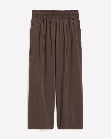 Palazzo-Leg Pant with Elastic Waistband