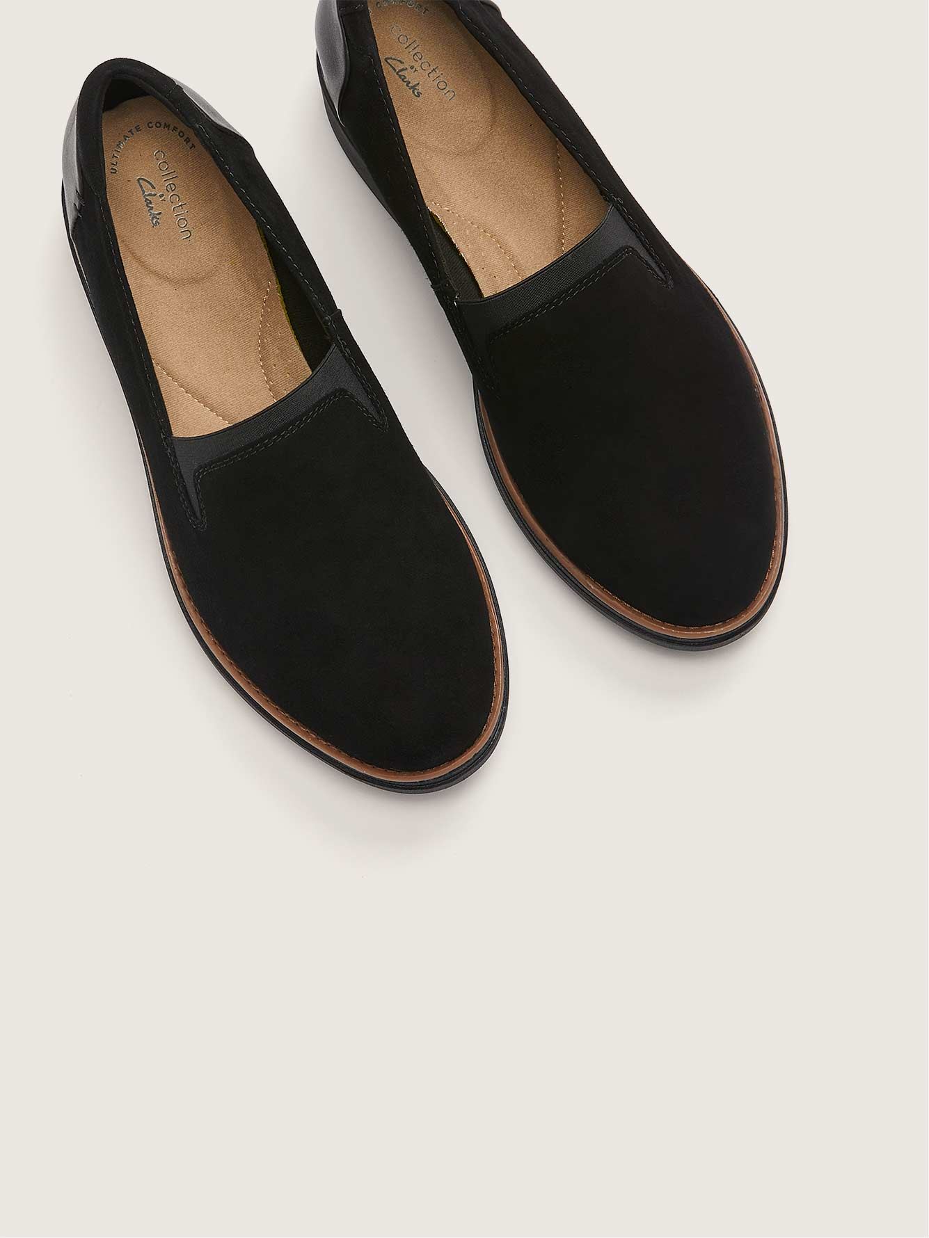 clarks sharon dolly suede wedge loafer
