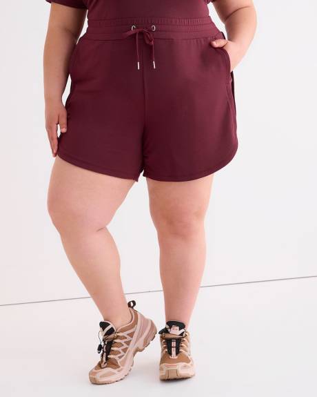 French Terry Shorts with Side Panel - Active Zone