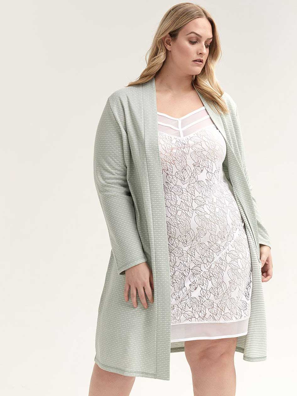 Printed Lounge Robe with Belt ti Voglio Penningtons