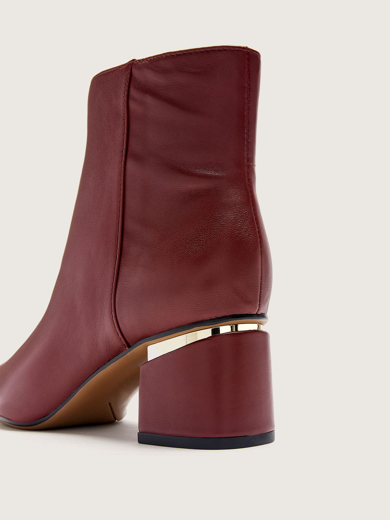 franco sarto leather block heel booties