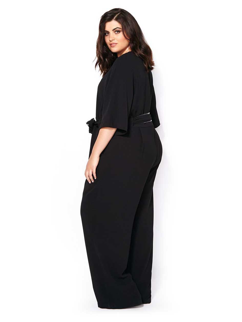 MELISSA McCARTHY Elbow Sleeve Jumpsuit Penningtons