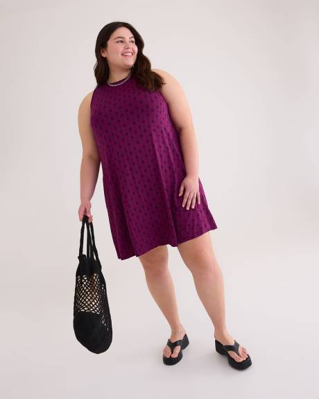 Responsible, Sleeveless Swing Dress with Pockets