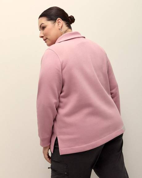 Mockneck Sweatshirt with Zipper