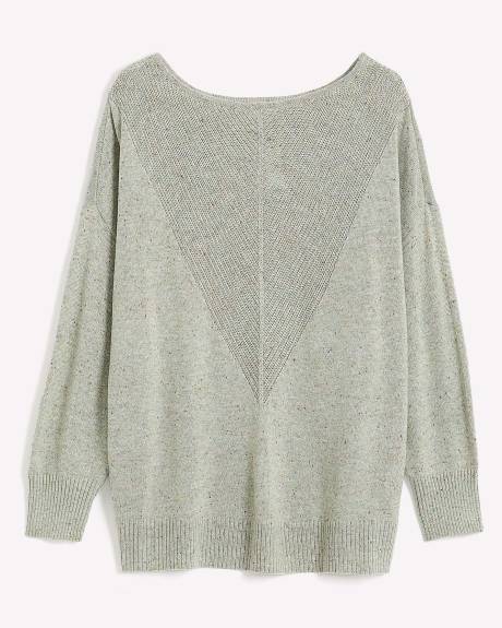 Pull décontracté en mélange de cachemire