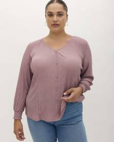 Haut avec manches longues bouffantes - Addition Elle
