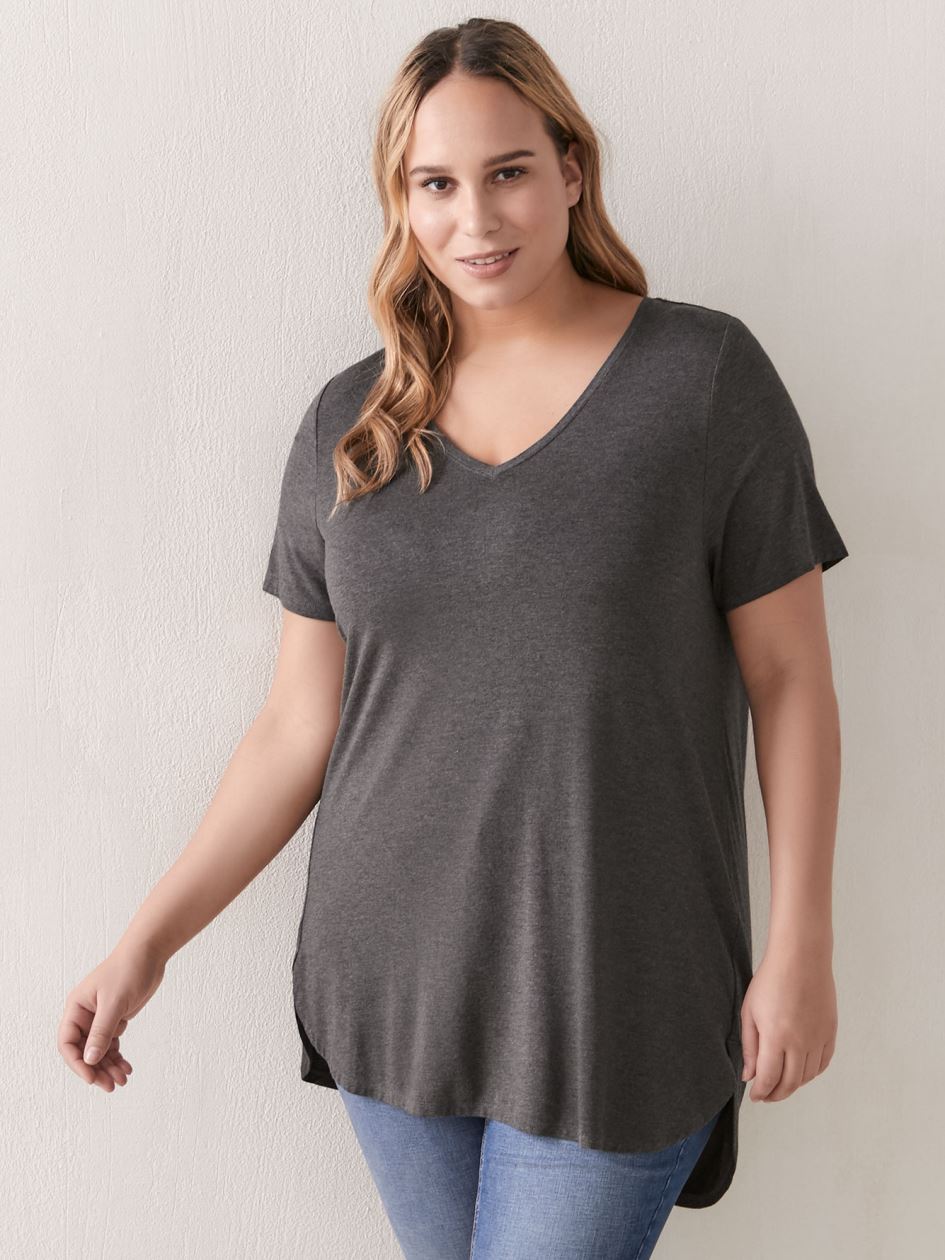 Modern Viscose & Elastane Tunic - Addition Elle